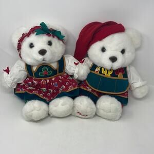 Vintage Magical Toy Shop 1995 Kmart Christmas bear duo
